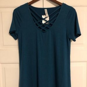 NWT Zanana Premium Boutique Size M Tunic Top